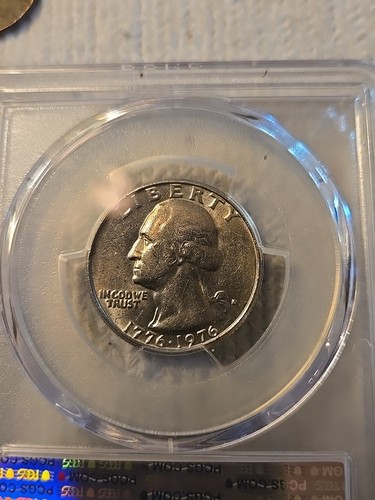 1977-1976 US Bicentennial Quarter PCGS AU 58 - Bild 2 von 2