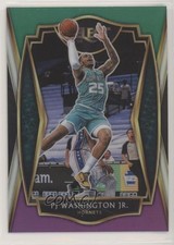 2020 Panini Select Premier Level Green White Purple Prizm PJ Washington Jr 2l4
