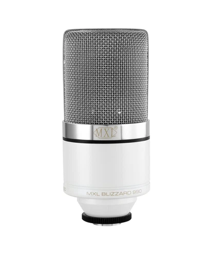 MXL BLIZZARD-990 Side Address Condenser Microphone with Blue LED Limited Edition