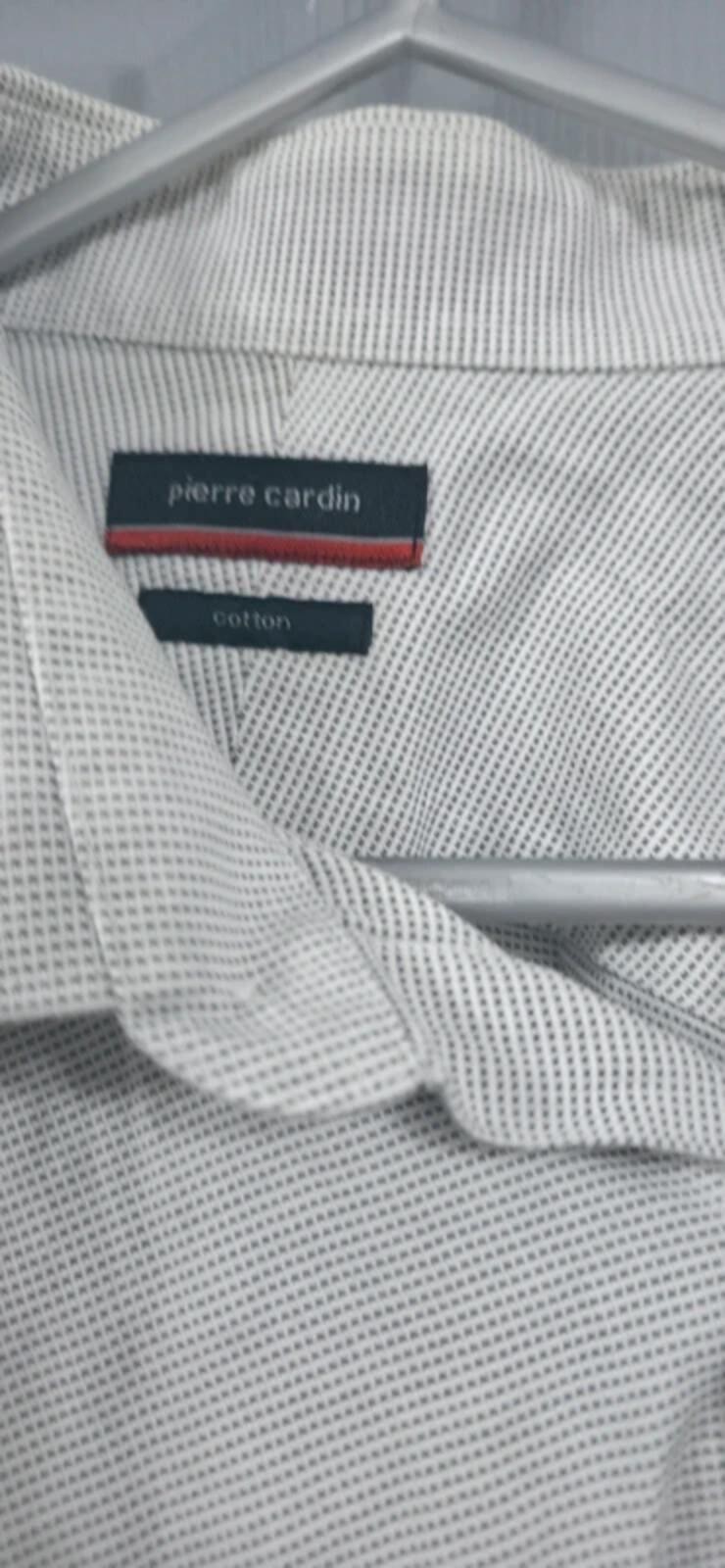 Pierre Cardin 100% Cotton Micro-Grid Long Sleeve Shirt - Size 15.5" image 3