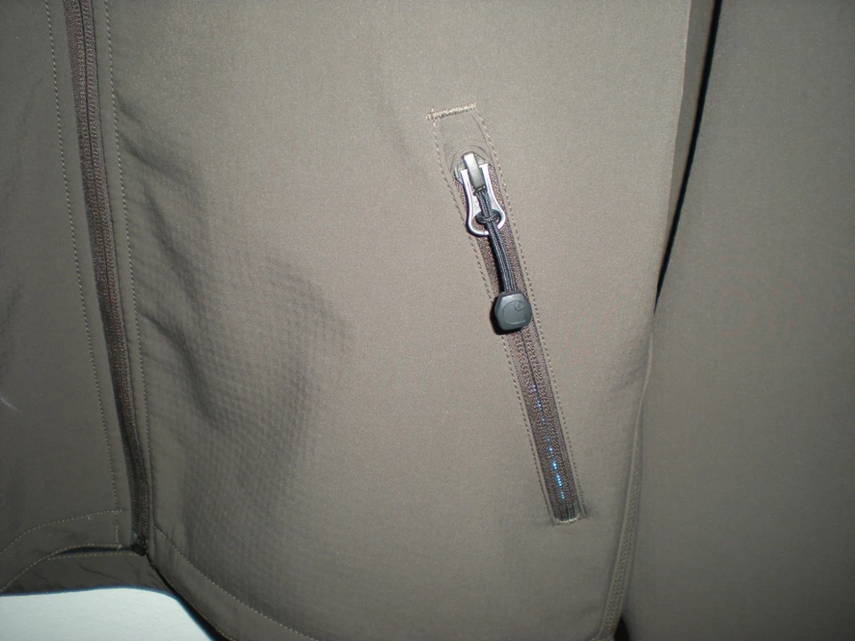 " Carhartt Jacket " Small Gray Crowley Soft Shell Full Zip 102233  Workwear - Image 3 of 4