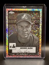 2021 Topps Chrome Platinum Anniversary - Moises Alou #543 Black & White...