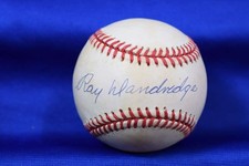 Ray Dandridge JSA COA Autograph National League ONL Signed Baseball