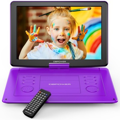 17.9'' Portable DVD Player 15.6'' Swivel Screen 5000mAh Rechargeable Battery Movie