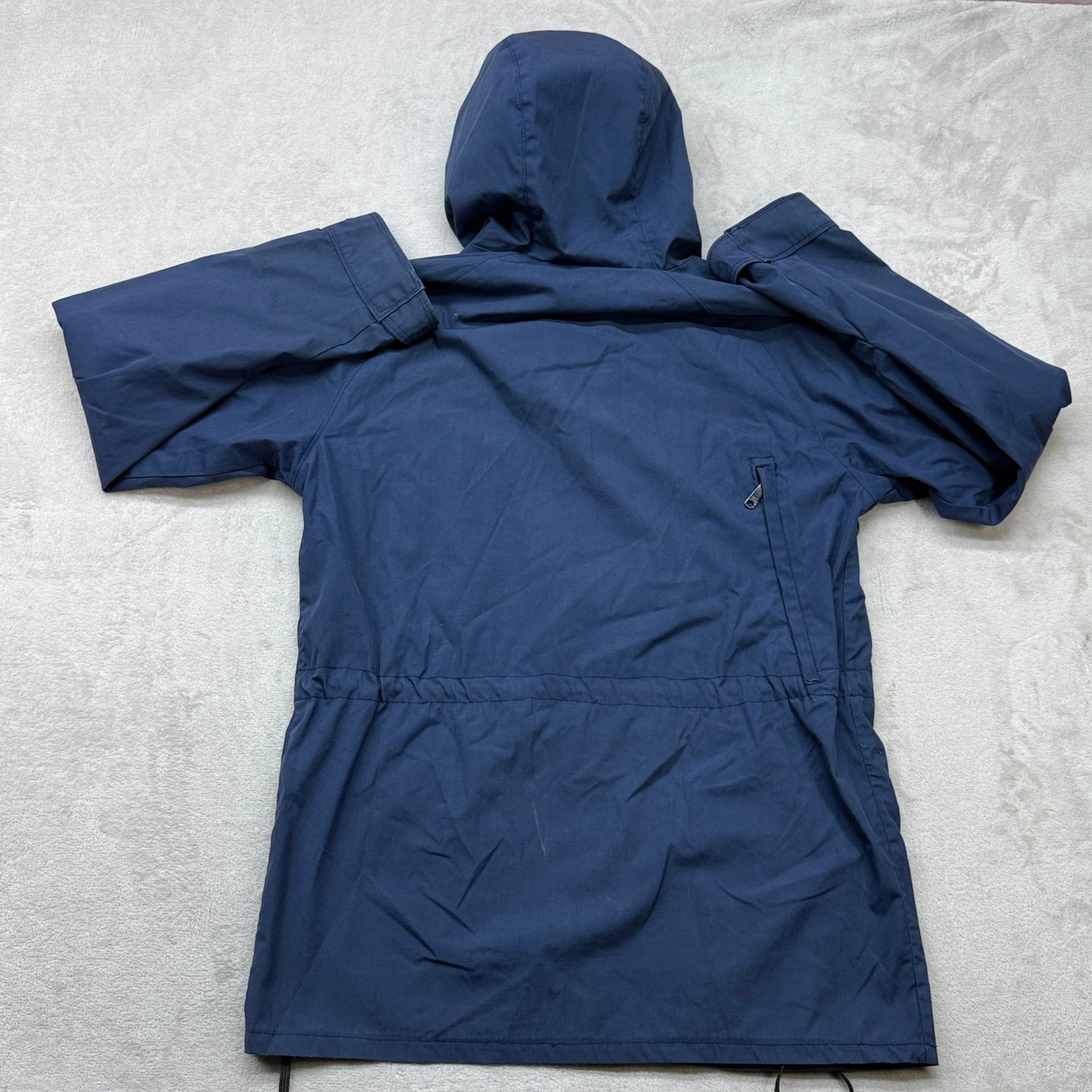 Vintage Frostline Kit Mountain Parka Mens M Navy Blue Hooded Utility Jacket 90s - product detail image 5