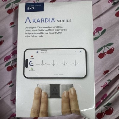 AliveCor KardiaMobile Personal EKG Monitor - AC-009-UA-C (Black) Case included