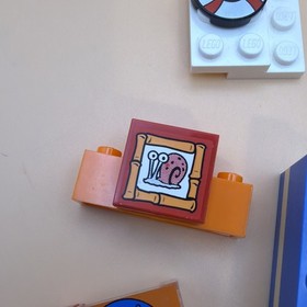 LEGO Spongebob 3834 Bikini Bottom Incomplete Decorated Stickered Parts Lot