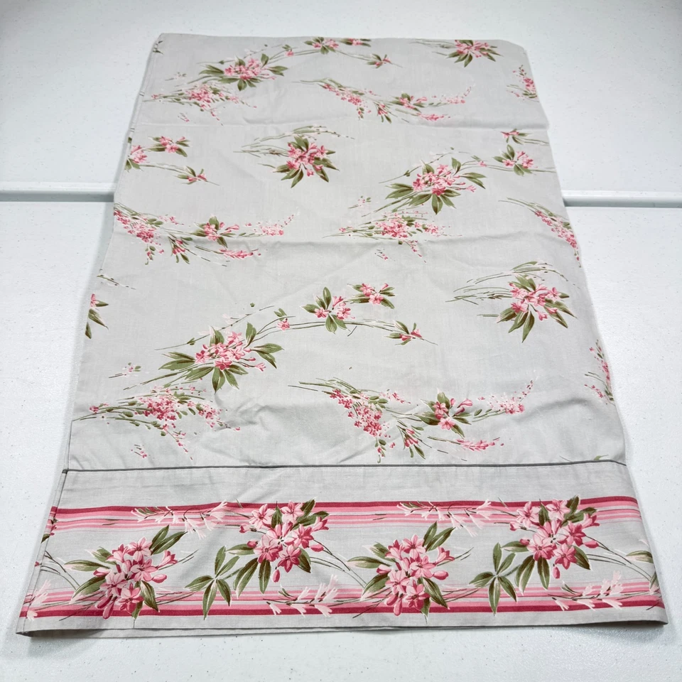 Funda de almohada vintage burlington estándar rosa gris mezcla floral y2k años 90 80 Foto 2 de 4