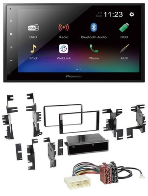 Pioneer USB Bluetooth DAB 2DIN MP3 Autoradio für Nissan Quest Rogue Titan ab 11