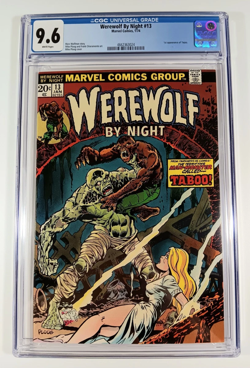 Werewolf by Night Certified Guaranty Company (CGC) Comics, Graphic