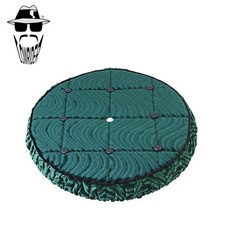 Original Lowrider 16 Spare Tire Cover Green Velour Custom Continental Cover.
