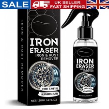 Iron Eraser Rust Remover Spray, Car Wheel Paint Brake Dust Fast Cleaner 120ML