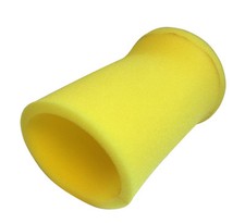 Closed End Foam Pre-Filter 3-3/4" x 6" Yellow Go Kart K N Style Air Filter