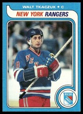 Walt Tkaczuk 1979-80 Topps #15 New York Rangers VG+
