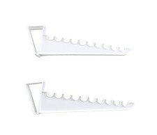 2 Pack Over The Door Valet Hook Space Saver Holds 10 Hangers Hanging System C...
