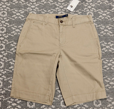 New Polo Ralph Lauren Women's Bermuda Shorts - Size 2 - KHAKI