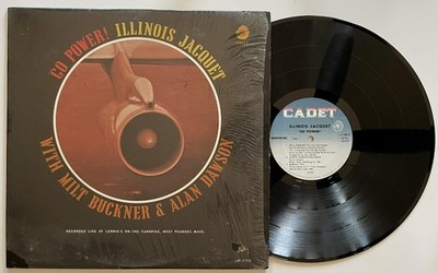 Illinois Jacquet with Milt Buckner & Alan Dawson Go Power LP Cadet Jazz vg++
