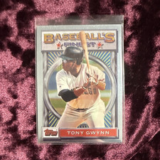 Topps 1993 Baseball's Finest Tony Gwynn #77 San Diego Padres MLB Card