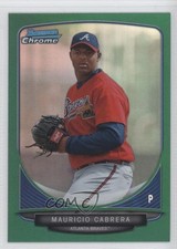 2013 Bowman Chrome Prospects Green Refractor Mauricio Cabrera #BCP114 0u7