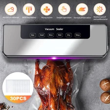 Commercial Vacuum Sealer With 30 Free Bags Machine Seal a Meal Food Saver System