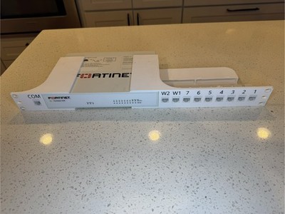 Fortinet FortiGate 60E FG-60E Firewall Factory Reset w/ Power and rack mount 
