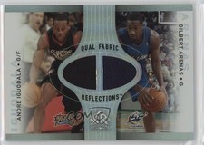 2006 Upper Deck Reflections Fabric Dual Andre Iguodala Gilbert Arenas #DR-AI o7m