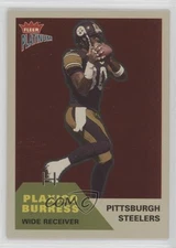 2002 Fleer Platinum Finish /100 Plaxico Burress #152