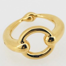 BeautifulHERMESScarfHolderScarfRingGPGoldUsed