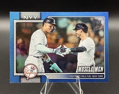 Aaron Judge + Cody Bellinger Muscle Men - Blue Foil /150 - 2026 Topps - Yankees