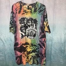 Tie Dyed Deadman&rsquo;s Hand Band T Shirt Sz XL Unisex