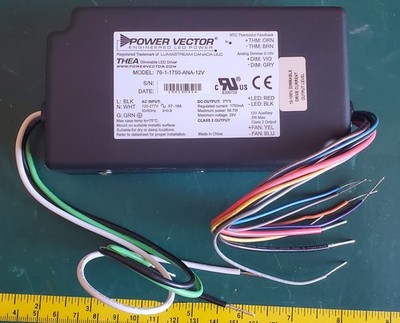 Lumastream POWER VECTOR 76-1-1750-ANA-12V THEA DIMMABLE LED DRIVER