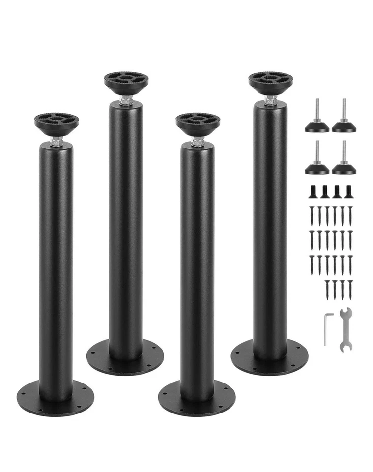 4er Möbelfüße Höhenverstellbar Bettfüße Sofafuß Sockelfüße