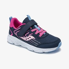 Little Kid's Saucony Wind Navy/Pink
