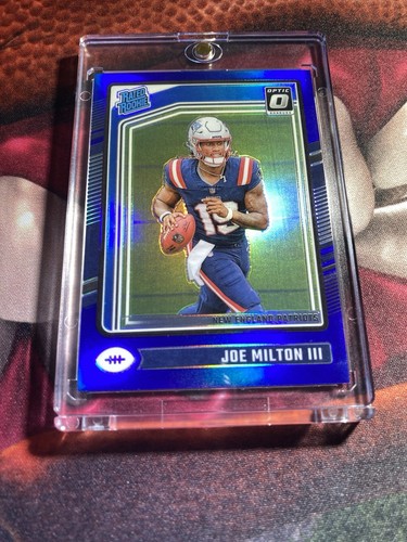 2024 Optic Football Joe Milton III Blue /199 Only Listing On Ebay. CLEAN 🔥