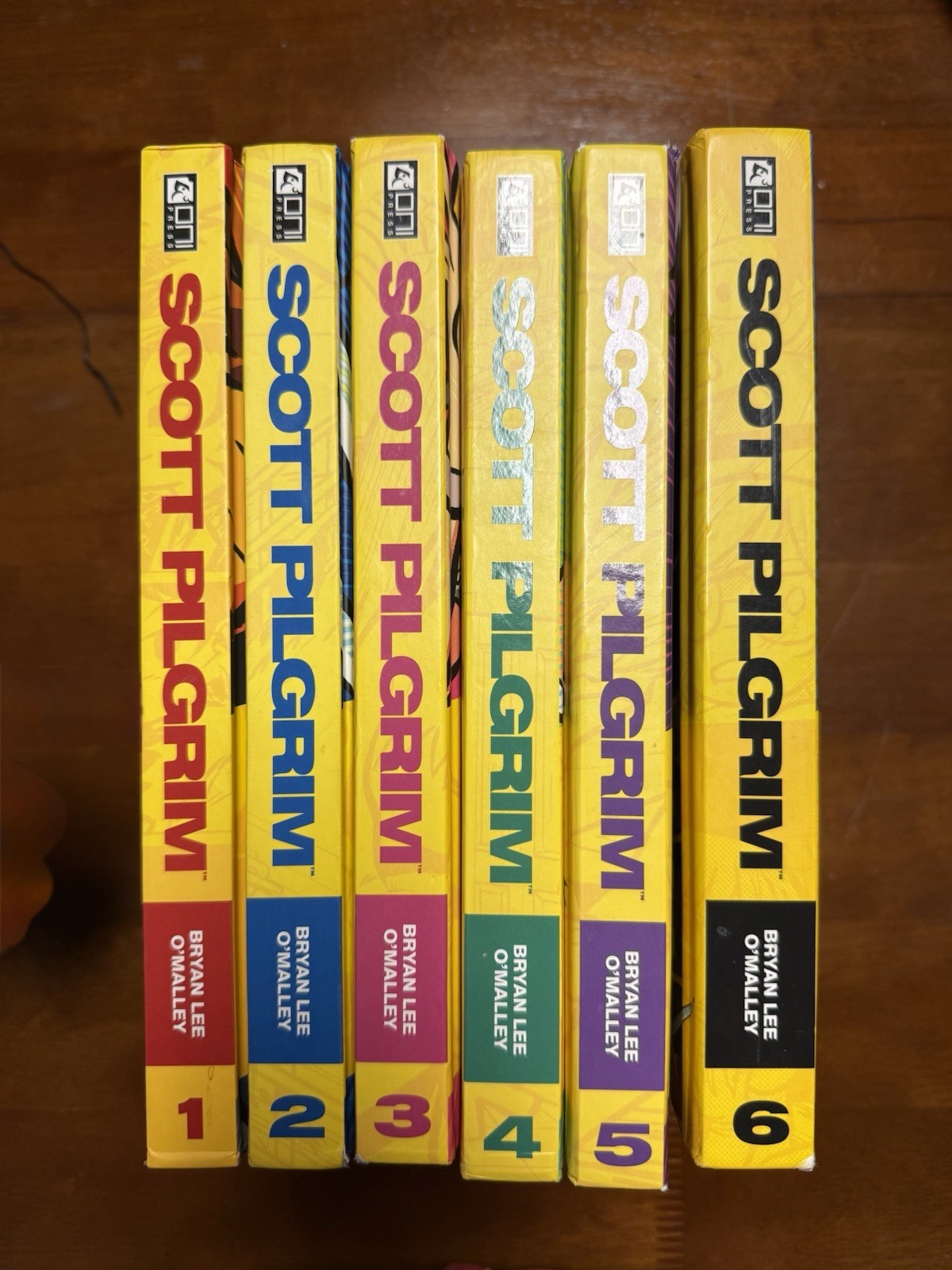 Juego de cómics Scott Pilgrim Vol. #1-6 por Bryan Lee O'Malley