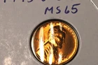 1945-S BU Red Lincoln Wheat Cent