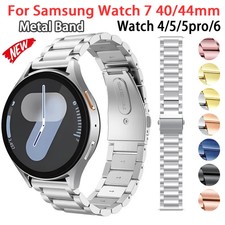Metal Strap For Samsung Galaxy Watch 7 6 5 4 40mm 44mm Stainless Steel Watchband