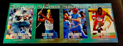 TONY DORSETT RARE SPORTS ILLUSTRATED FOR KIDS SI LEGENDS SHEET SCHMIDT EVERT NM+