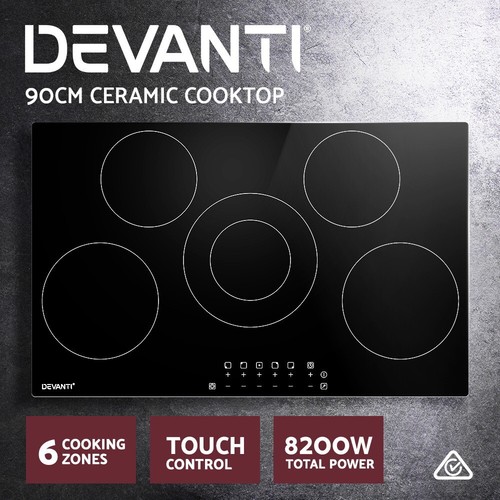 devanti 90cm ceramic cooktop review