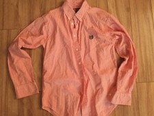 Chaps boys dress button down shirt size M (6A)