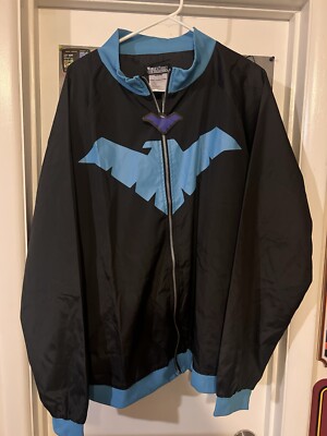 DC Comics Nightwing Windbreaker Jacket  Worlds Finest Collection NWT