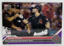 2023 Topps Now #287 Dominic Fletcher RC Arizona Diamondbacks Purple Parallel /25