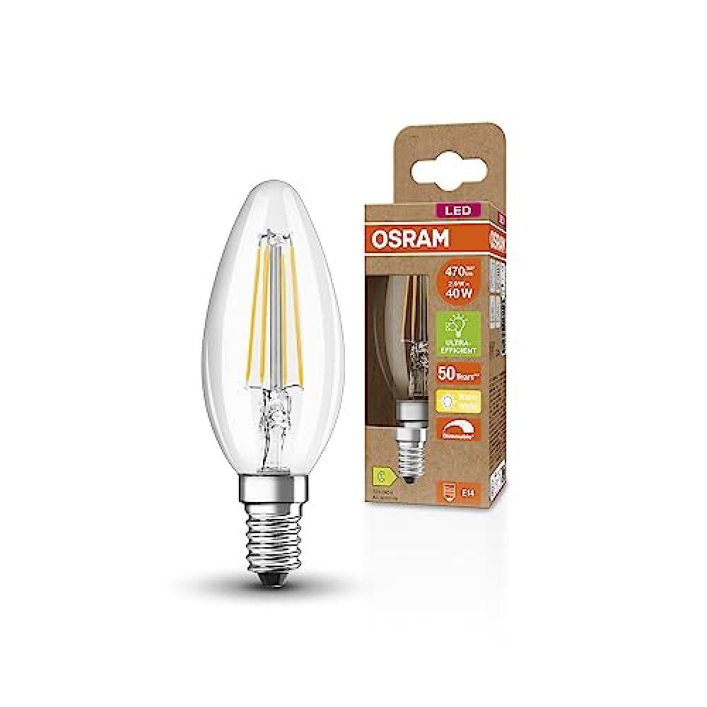 (TG. Multipack) OSRAM Lampada LED SUPERSTAR+ CLASSIC B FIL 40, E14, candela, 2.9