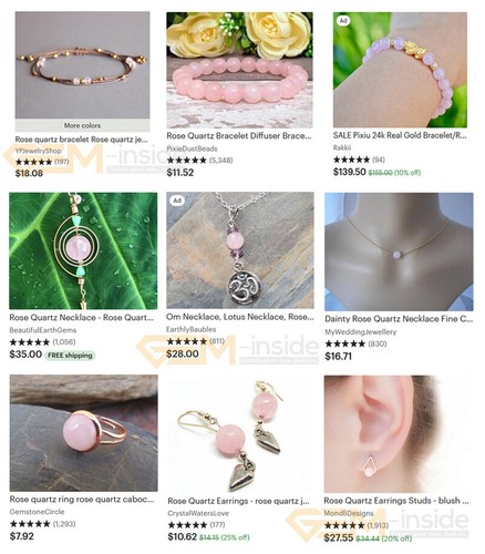 Round Pink Jade Quartz Gemstone Beads For Jewelry Making 4mm 6mm 8mm 10mm 12mm - Picture 16 of 45