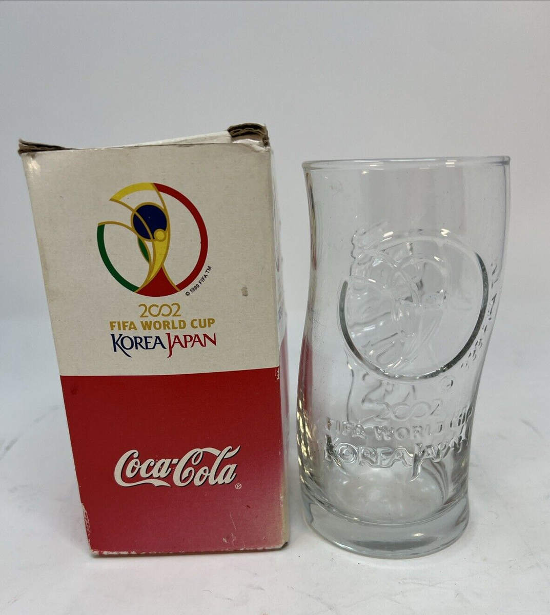 Coca Cola vintage glass FIFA World Cup 2002 Korea Japan used Coca Cola vintage glass FIFA World Cup 2002 Korea Japan used