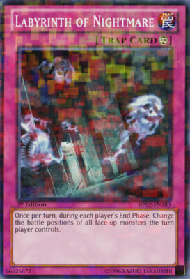 Labyrinth of Nightmare - BP02-EN183 - Mosaic Rare - 1st Edition x3