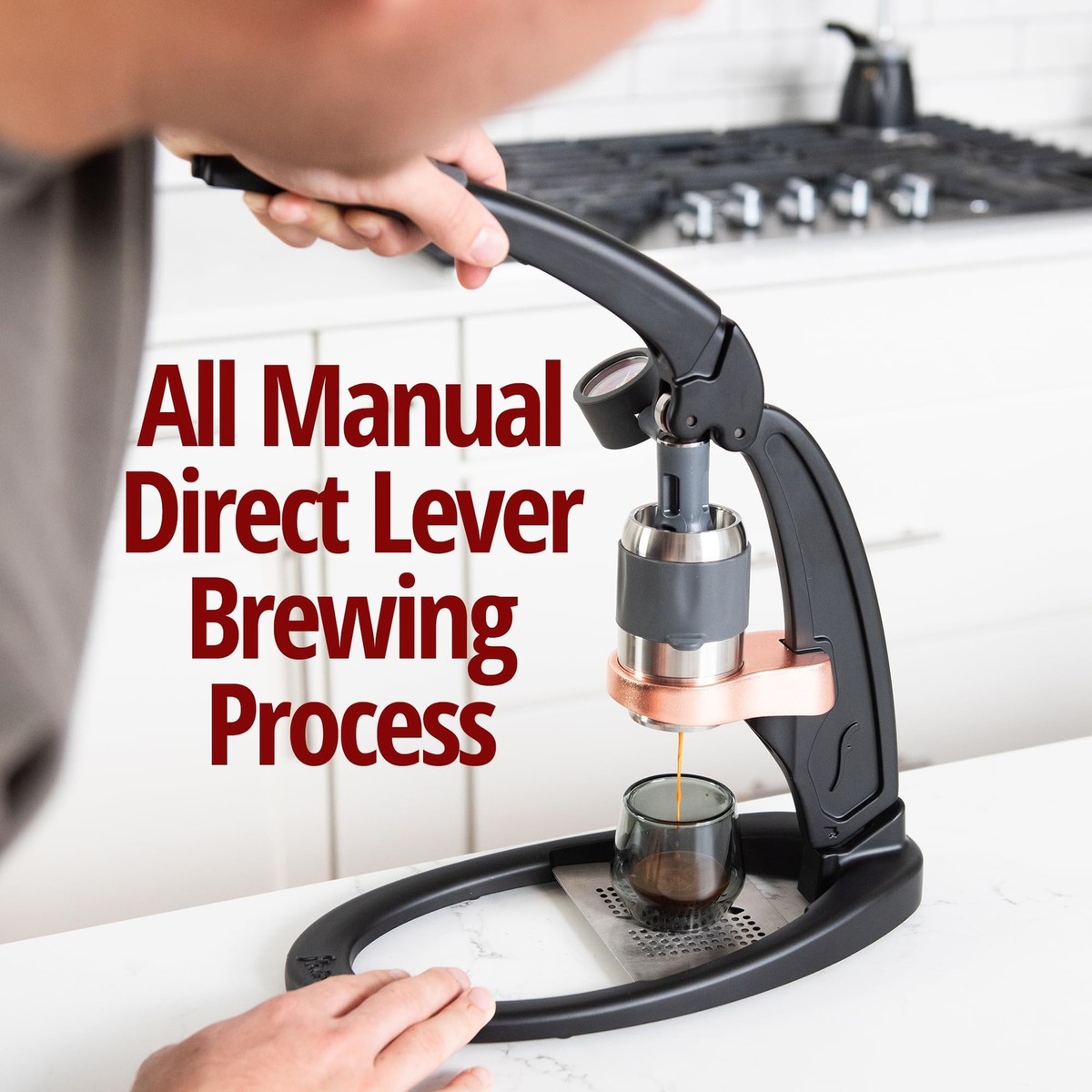 Flair Espresso Maker PRO 2 (Black) - An all manual lever Flair Espresso Maker PRO 2 (Black) - An all manual lever