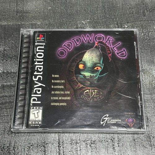 Oddworld Abe's Oddysee (Sony Playstation PS1, 1997) Complete CIB