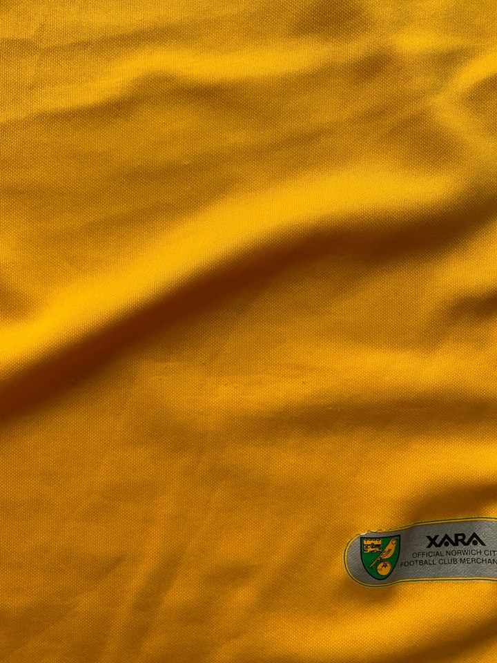 Norwich 2007/2008 Xara Away Football Shirt Size S