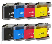8 Tinte Patronen FüR Brother LC223 DCP-J4120DW MFC-J4420DW J4620DW J4625DW